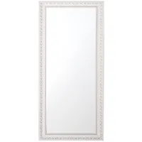 Beliani Wandspiegel Weiß, Silber, rechteckig 50 x 130 cm