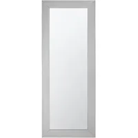 Beliani Wandspiegel Silber rechteckig 50 x 130 cm