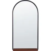Beliani Wandspiegel mit Ablage DOMME 40 x 67 cm