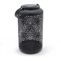 Spetebo LED Solar Laterne Metall 28 x 16 cm