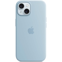 Apple iPhone 15 Silikon Case mit MagSafe - Hellblau