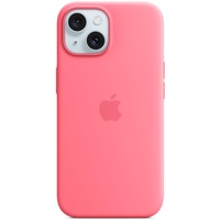 Apple iPhone 15 Silikon Case mit MagSafe - Pink