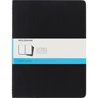 Moleskine Notizheft Cahier 3er Set Punktraster Schwarz