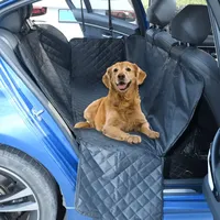 VidaXL Hunde-Autositzbezug Schwarz 137x46x50 cm