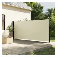 VidaXL Seitenmarkise Ausziehbar 180 x 600 cm Beige Polyester