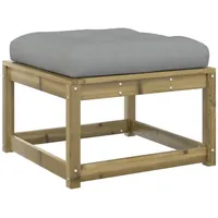 VidaXL Gartenhocker 63,5 x 66,5 x 24 cm braun