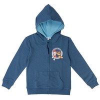 Paw Patrol Sweatjacke Kapuzenpullover mit Reißverschluss Hoodie blau -