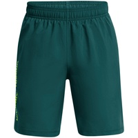 Under Armour Woven Shorts Jungen 449 hydro teal/high vis