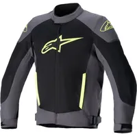 Alpinestars T-SP X Superair Textiljacke - Grau/Schwarz/Neon-Gelb / XL