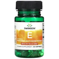 Swanson E-200 Vitamin E - 200 IU, 60 Softgels