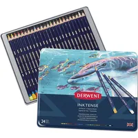 Derwent Inktense Bleistifte, 24 Stück, mehrfarbig