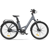 Ado Air28 Pro EBike Elektrofahrrad,Pedelec Riemenantrieb.Bafang Motor.Fahrrad dunkelgrau 00000