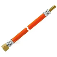 GOK Mitteldruck-Gasschlauch Marine, Gummi, 1/4 x RST8 40cm
