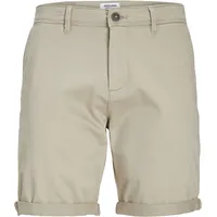 JACK & JONES Bowie Solid Chino Shorts Crockery M