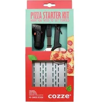 Cozze Starter-Set 3-teilig: Spaten, Thermometer & Pizzaschneider