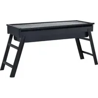 VidaXL Camping-Grill schwarz