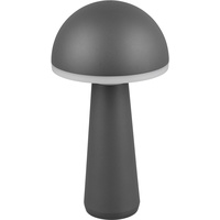 Trio Reality Leuchten LED Tischleuchte Fungo R57716142, Metall Anthrazit,