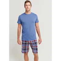 Jockey Jockey® Everyday 1⁄2 Knit Short Pyjama, Blue check),