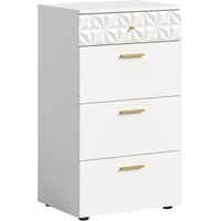 INOSIGN Kommode »Schubladenkommode mit 4 Schubkästen & Ornamentabsetzung«,... Flur,
