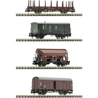 Fleischmann 6660044 N 4er-Set Güterwagen der DB