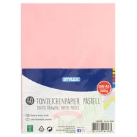 Stylex Tonzeichenpapier, 200 g/m2 - DIN A5, pastell, FSC