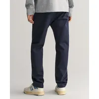 GANT Twill Regular Fit Chinohose Marine 36 30