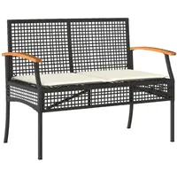 VidaXL Gartenbank 57 x 0 x 0 cm Schwarz