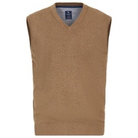 Redmond Casual Herren Pullunder Ärmellos V-Neck Regular Fit Baumwolle