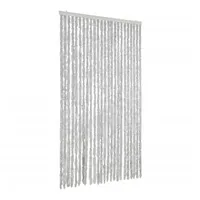 VidaXL Fliegenvorhang Grau 100x230 cm Chenille