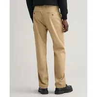 GANT Chinohose REGULAR TWILL CHINOS Regumit gefütterten Seitentaschen grün