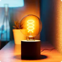 SSC-LUXon NAMBI kleine Tischlampe LED mit Kabel inkl. Vintage