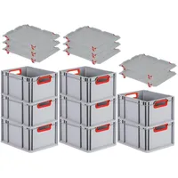 Proregal Eurobox NextGen Color mit Auflagedeckel & Schiebeschnappverschlüsse HxBxT