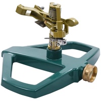 VidaXL Rotierender Sprinkler Grün 21×22×13 cm Metall
