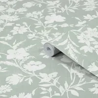 Laura Ashley Vliestapete Sage Green Grün FSC®