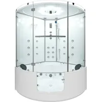 AcquaVapore Dampfdusche Whirlpool Dusche Duschkabine K60-WS-TH-EC 140x140cm 2K Scheiben