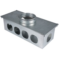 Kermi x-well Verteiler/Sammler Schalungslösung, 10-fach