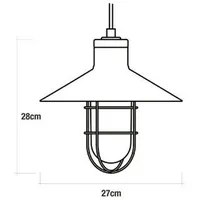 EDM Vintage 32102 E27 60w Hängelampe - Black -