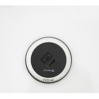 Evoline (schulte) Evoline® One USB-Charger schwarz-Ring edelstahl , ...