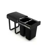 Victory Einbau-Abfallsammler 16 l Schwarz