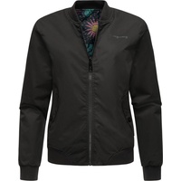 Ragwear leichte Damen, Übergangsjacke Wendejacke Kurze Oversize-Bomberjacke wasserdicht 2-in-1-Jacke
