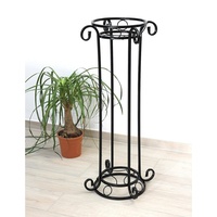 DanDiBo Ambiente DanDiBo Blumensäule Metall Schwarz 97 cm Blumenständer