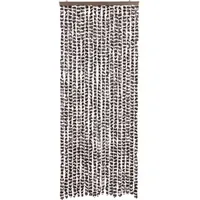 VidaXL Fliegenvorhang 56 x 200 cm Braun und Weiß