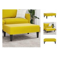 VidaXL Fußhocker Gelb 77x55x31 cm Samt