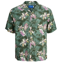 JACK & JONES Luke Tampa Aop Kurzarmhemd Laurel Wreath