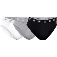 Cristiano Ronaldo Basic Herren Slip Schwarz/Grau/Weiß XL 3er Pack