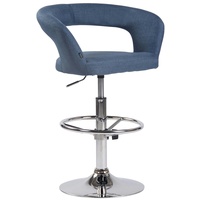 CLP Barhocker Jaen blau/Stoff