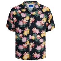 JACK & JONES Luke Tampa Aop Kurzarmhemd Dark Navy