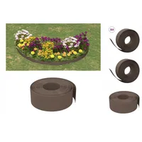 VidaXL Rasenkanten 4 Stk. Braun 10 m 20 cm