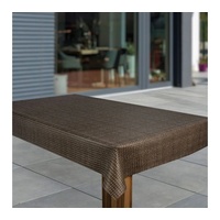 Laro Wachstuch-Tischdecke Abwaschbar Garten-Tischdecke Wachstischdecke PVC Plastik-Tischdecken Eckig Meterware