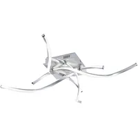 Paul Neuhaus LED-Deckenleuchte Polina Stahl 78 x 78 cm